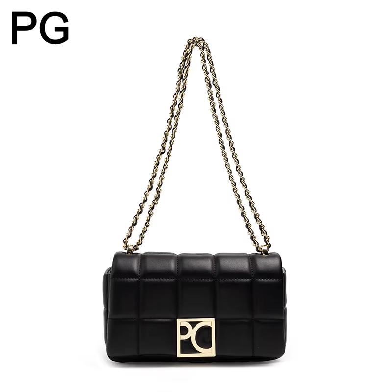 Chain Crossbody Quilted - Женская сумка через плечо PG, роскошная