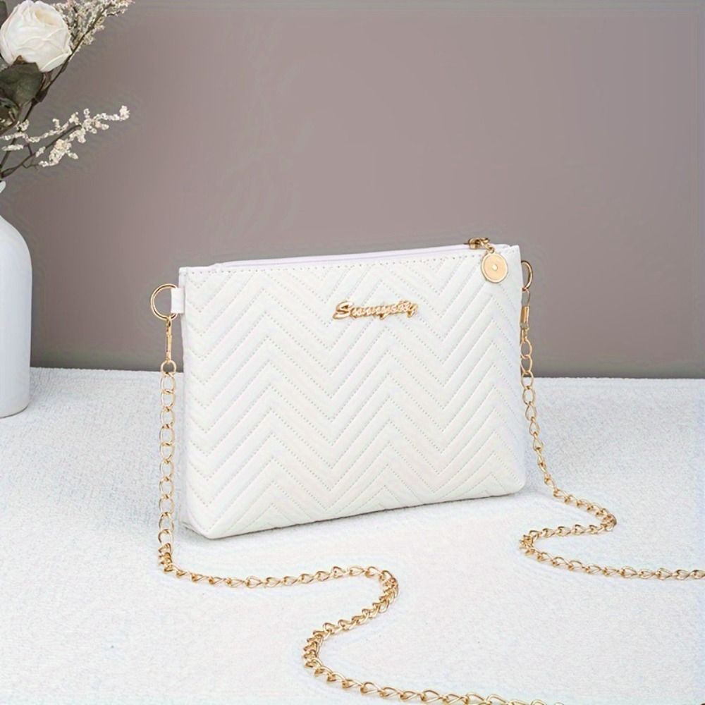 Женская сумка-кроссбоди из иск – обзор и цена Chain Crossbody Quilted