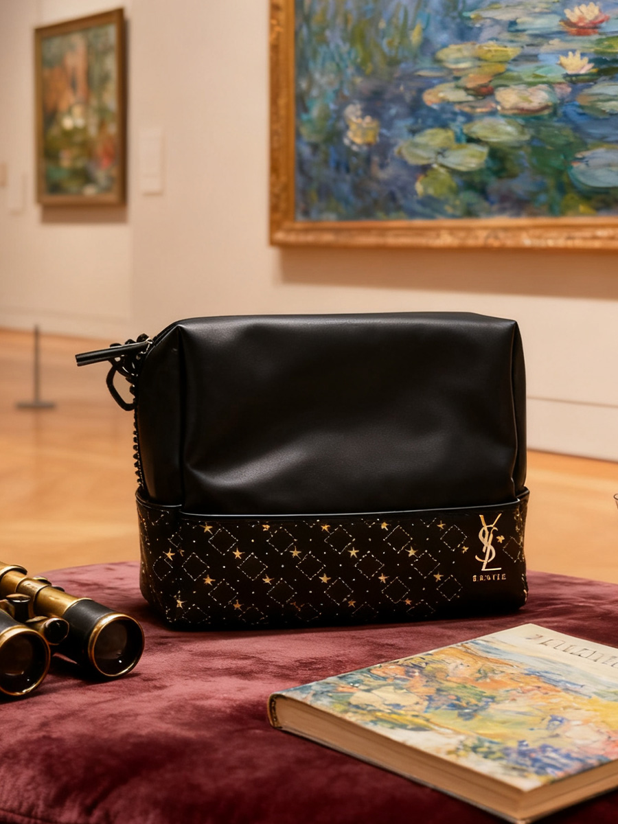 Черная косметичка YSL с ромбов – обзор и цена Luxury Designer Bags Ysl