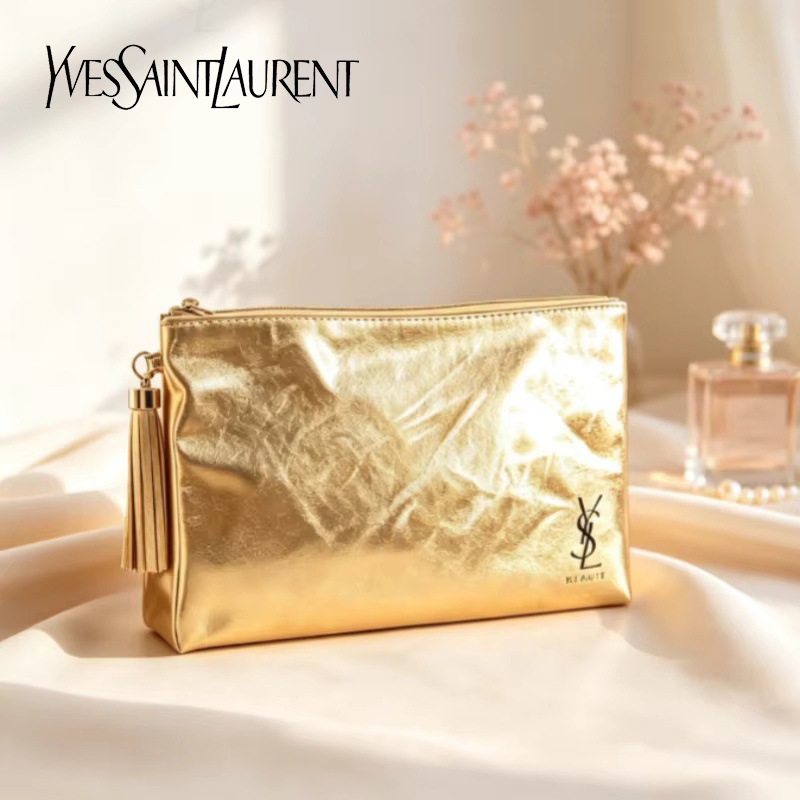 Золотая косметичка YSL, портат – обзор и цена Luxury Designer Bags Ysl